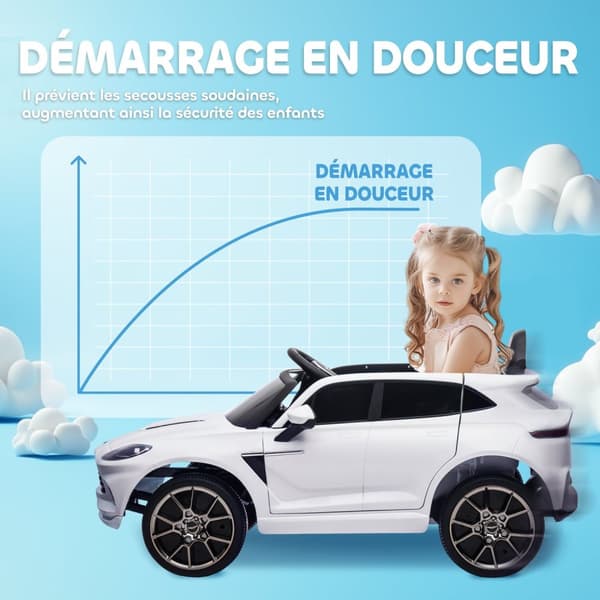 Rootz Aston Martin DBX Electric Car - Kids Ride -On - Remote Control Vehicle - Interactive Learning - 106 x 62 x 51,5 cm