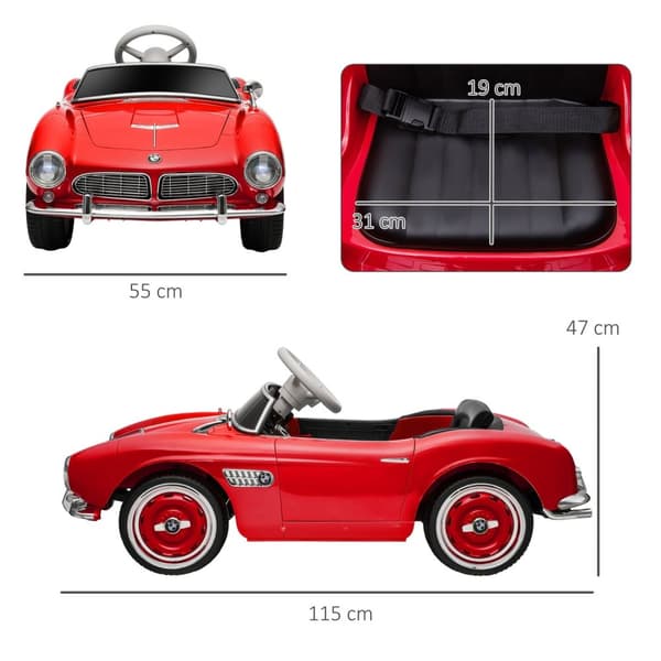 Rootz Electric Car For Children - Kids Ride -On Vehicle - Motoriserad leksak - Remote Control - Safe & Fun Ride - 115L X 55B X 47H CM