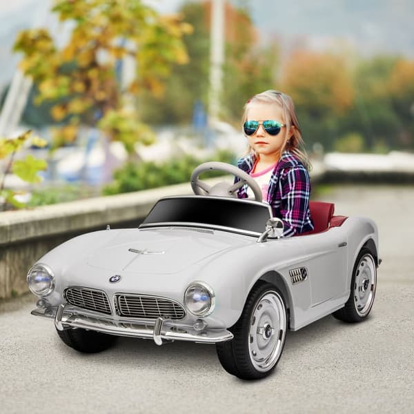 Rootz Electric BMW 507 Kids Car - Retro Style Ride -On - Remote Controlled Vehicle - Safe & Fun - 115cm x 55 cm x 47 cm