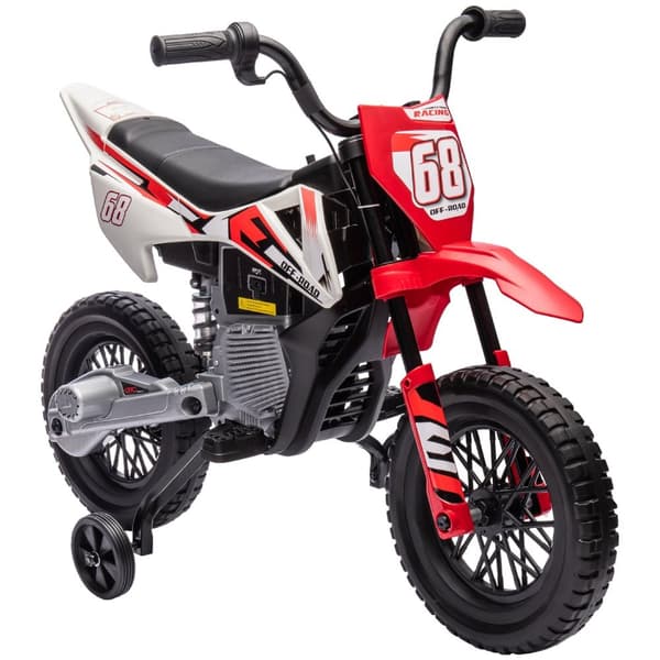 Rootz Electric Motorcykel til børn - Motocross Bike - Kid's Dirt Bike - Stabilisatorer for sikkerhed - 107 cm x 56 cm x 70 cm