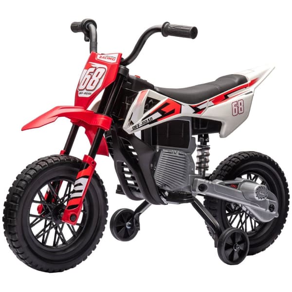 Rootz Electric Motorcykel til børn - Motocross Bike - Kid's Dirt Bike - Stabilisatorer for sikkerhed - 107 cm x 56 cm x 70 cm