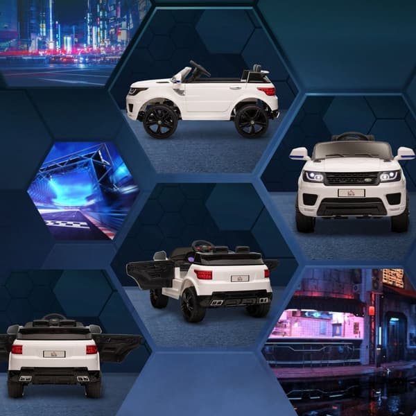 Rootz Electric Car for Kids - Children's Electric Vehicle - Ride -On Toy - Dual Engines - Bluetooth - 110cm x 68 cm x 52 cm