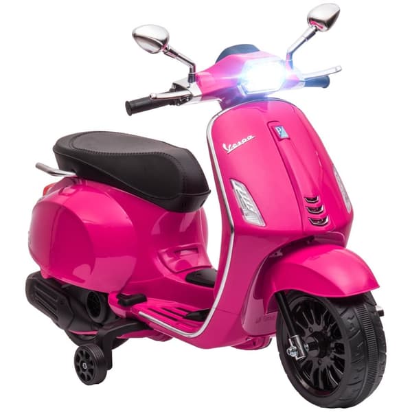 Rootz Electric Children Vespa - Skootteri - Ride -On -lelu - Musiikki ja mp3 - 107x47x73cm