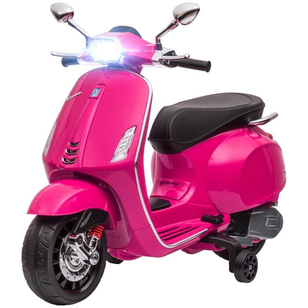 Rootz Electric Children Vespa - Skootteri - Ride -On -lelu - Musiikki ja mp3 - 107x47x73cm