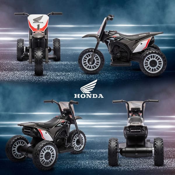 Rootz Elektro -Kinder -Crossbike Honda CRF450RL - Elektrisk 3 -hjulet cykel - Kids Ride -on Bike - Safe Motorcycling - 71 cm x 40,5 cm x 43,5 cm
