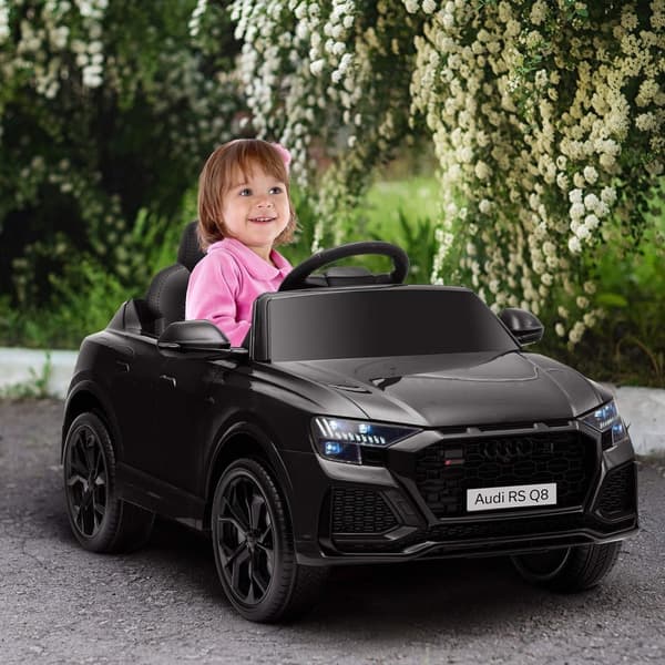 Rootz Electric Auto for Kids - Audi RS Q8 - Kaukosäädin ajoneuvo - MP3 & Bluetooth - Safe & Fun - 101x62x51cm