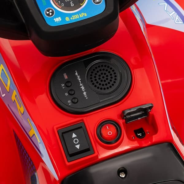 Rootz Elektro -Quad for Children - 6V Electric Ride -On - Kids Vehicle - Safe & Fun - 71 cm x 40,5 cm x 45 cm