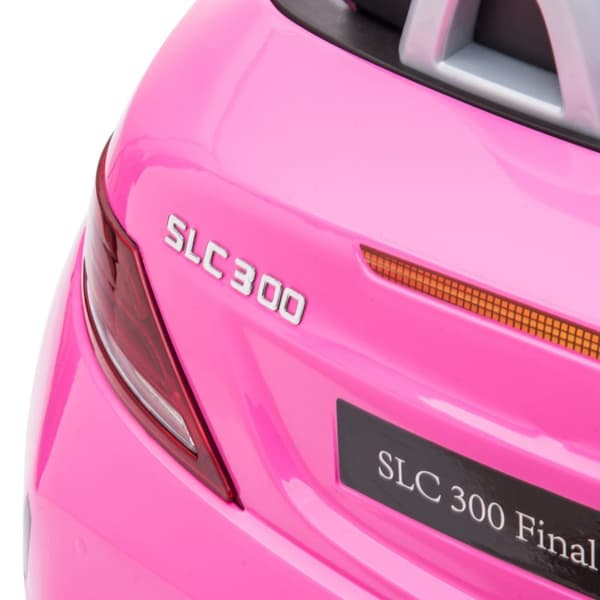 Rootz Kinder Elektroauto Mercedes SLC 300 - Lasten sähköauto - Ajo -ajoneuvo - Kauko -ohjattu - 107 x 62,5 x 44 cm - vaaleanpunainen