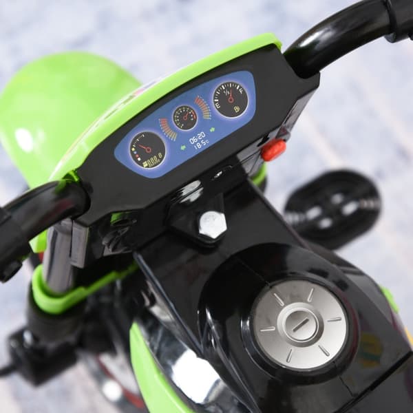 Rootz Kindertrike Motocross - Småbarn Tricycle - Toy Bike - Musik, ljus och lagring - 71 cm x 40 cm x 51 cm, grön