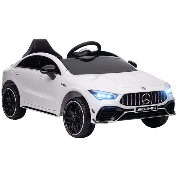 Rootz Mercedes -AMG CLA 45 Electric Auto - Kids Ride -on - Etä -auto - Säädettävä nopeus - LED -valot - 110 cm x 61 cm x 45cm