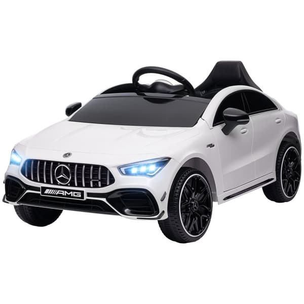 Rootz Mercedes -AMG CLA 45 Electric Auto - Kids Ride -on - Etä -auto - Säädettävä nopeus - LED -valot - 110 cm x 61 cm x 45cm