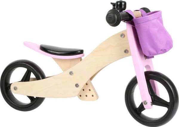 Balanscykel-Trehjuling 2 i 1 Rosa - SMALL FOOT - Maxi - 3 hjul - Barn - Blandat