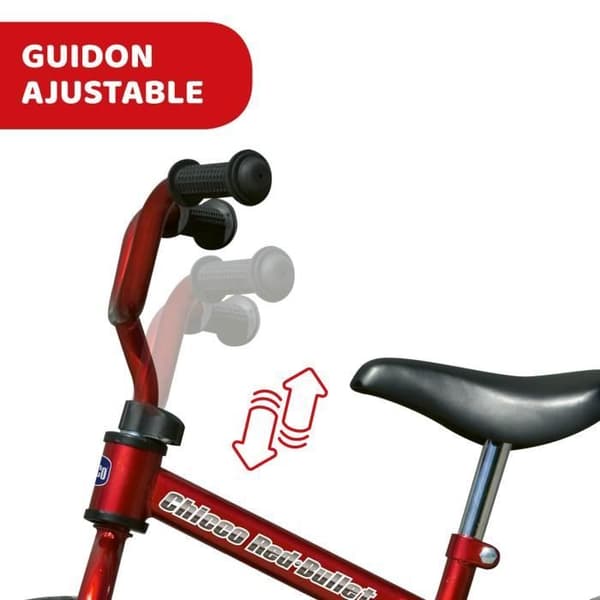 CHICCO Red Balance Bike 10 tum 2/5 år