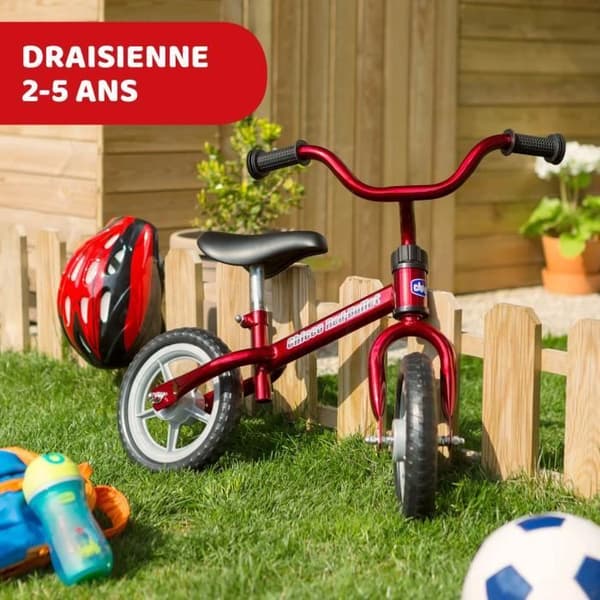 CHICCO Red Balance Bike 10 tum 2/5 år