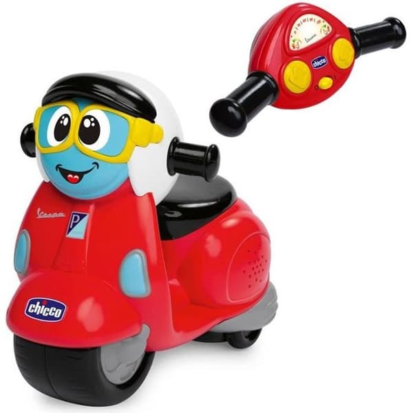 Vespa RC - CHICCO - Intuitiv fjärrkontroll - Unisex - 2 hjul - Röd