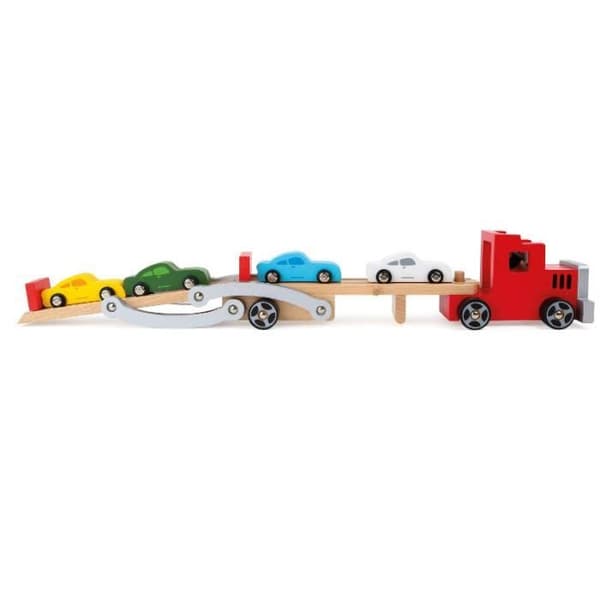 Biltransport lastbil - SMALL FOOT DESIGN - Lastad lastbil - Pojke - Flerfärgad - Barn