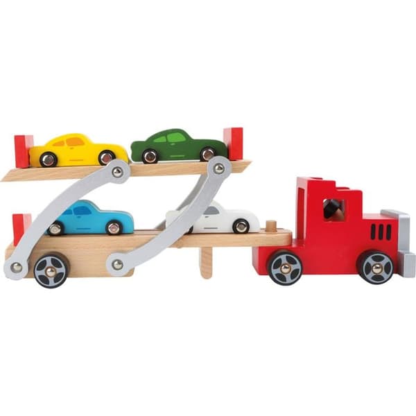 Biltransport lastbil - SMALL FOOT DESIGN - Lastad lastbil - Pojke - Flerfärgad - Barn