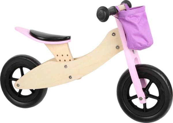 2-i-1 Maxi Pink Balance Bike-Tricycle