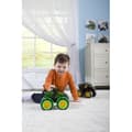 Miniatyrbild 4 av 6: JOHN DEERE Monster Treads Truck med lätta hjul - grön, svart och gul - för barn från 3 år och uppåt
