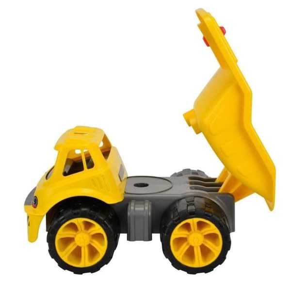 Tippbil - Smoby - BIG MAXI - Tippbil - Stora tysta mjuka hjul - Gul
