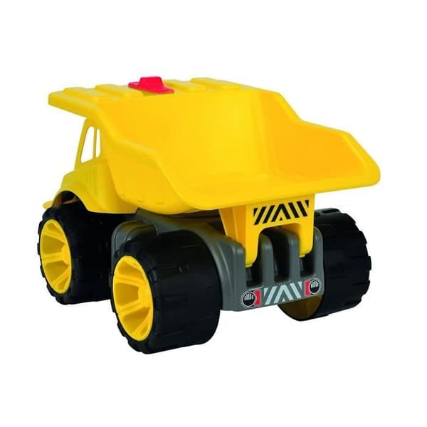 Tippbil - Smoby - BIG MAXI - Tippbil - Stora tysta mjuka hjul - Gul