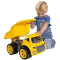 Miniatyrbild 2 av 5: Tippbil - Smoby - BIG MAXI - Tippbil - Stora tysta mjuka hjul - Gul