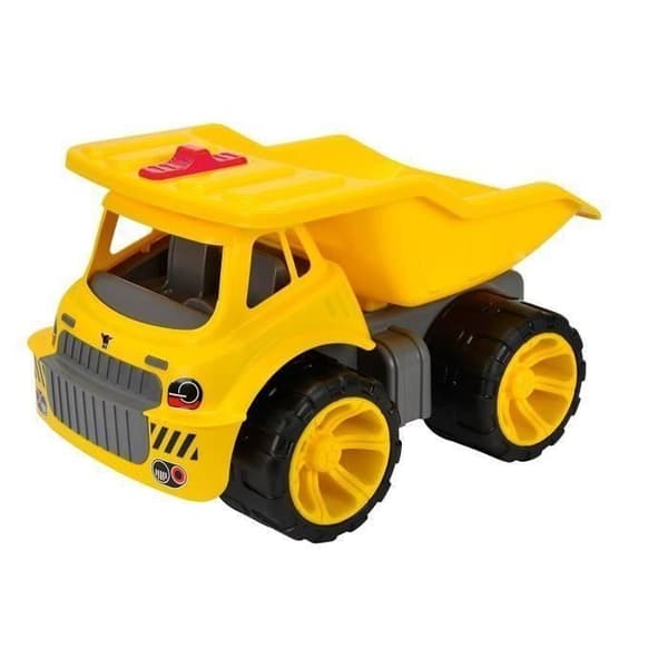 Tippbil - Smoby - BIG MAXI - Tippbil - Stora tysta mjuka hjul - Gul
