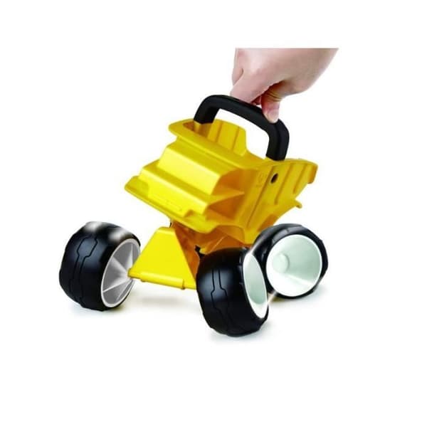 Sandleksak - Hape International - E4088 - Gul - 4 hjul - För barn från 18 månader