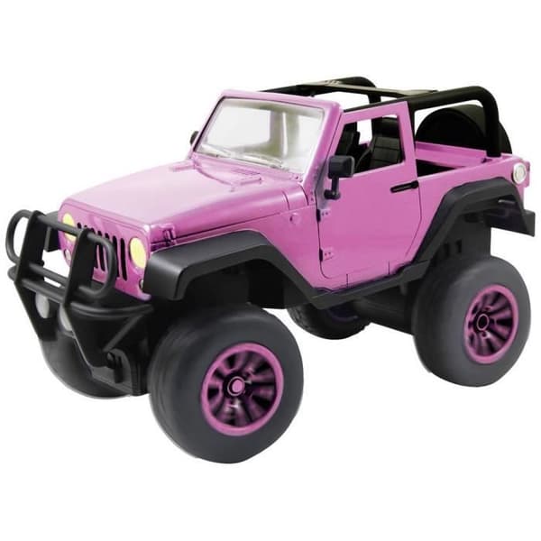 Fordon RC - DICKIE TOYS - Jeep Wrangler 1:16 - Elektrisk - Terräng - Rosa