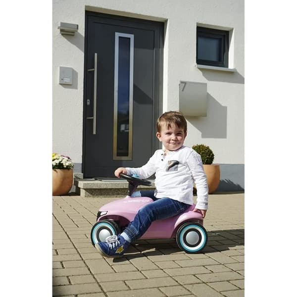 Bärfordon - BIG - Bobby-Car Neo - Mjuk rosa - Mjuk plast - 4 hjul - 5 år
