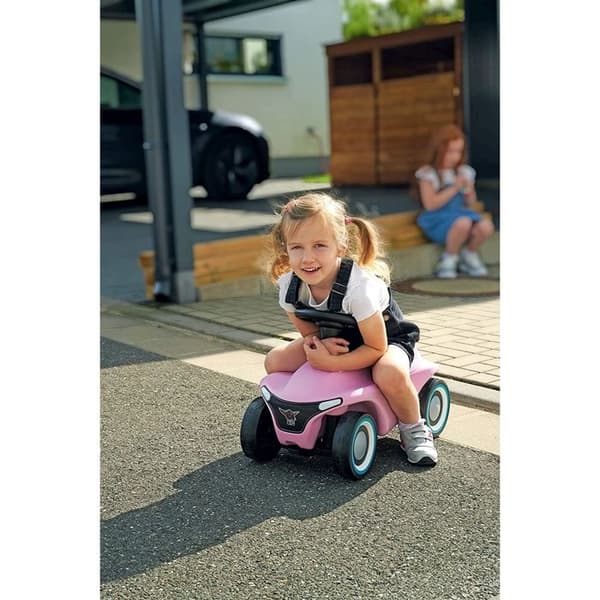 Bärfordon - BIG - Bobby-Car Neo - Mjuk rosa - Mjuk plast - 4 hjul - 5 år