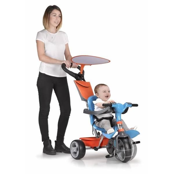 Baby trehjuling - FEBER - Baby Plus Music - Blå - 3 hjul - 9 månader och uppåt