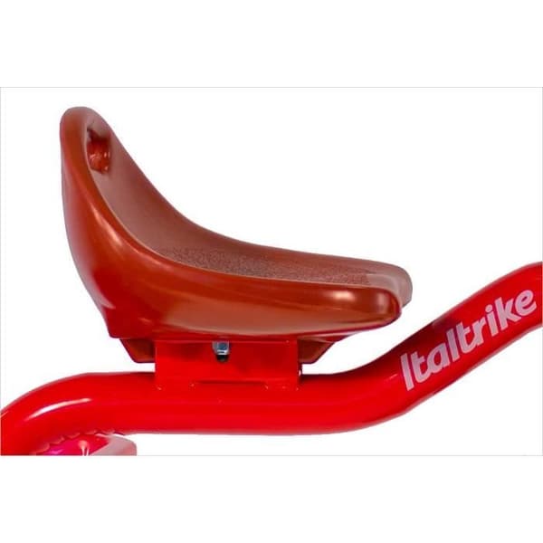 Trehjuling för barn - ITALTRIKE - Transporter Champion - Metallram - Plasthink - Röd