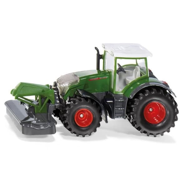 Traktorleksak med frontklippare - SIKU - Fendt 942 Vario - Kompatibel med SIKU-leksaker i skala 1/50