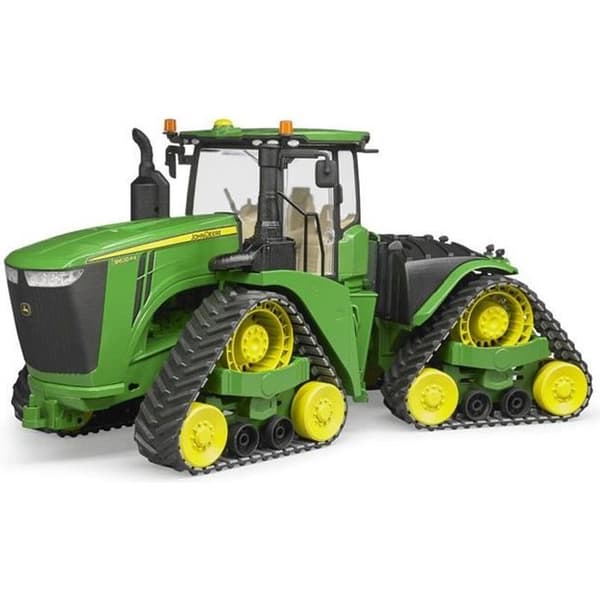 Traktor med band - BRUDER - John Deere 9620RX - Öppna dörrar och motorhuv - Pojke - 3 år och över