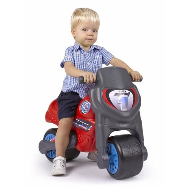 Motofeber 1 Sprint barnvagn - röd - FEBER - stabil rollator med breda hjul
