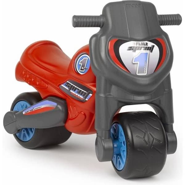 Motofeber 1 Sprint barnvagn - röd - FEBER - stabil rollator med breda hjul