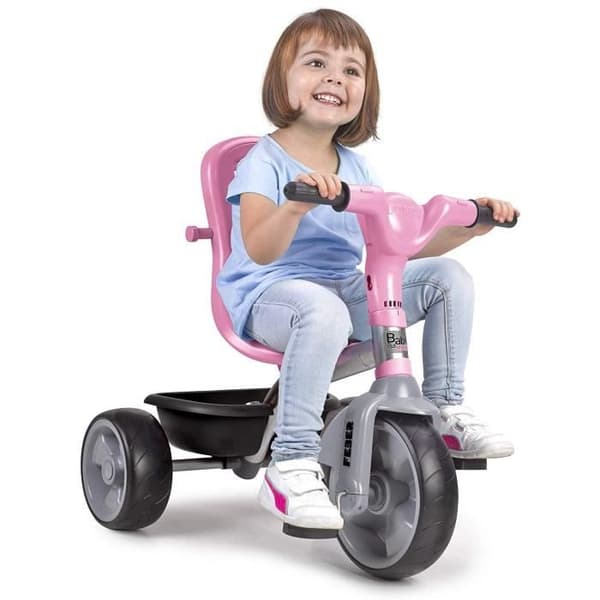 Baby trehjuling - FEBER - Baby Plus Music Pink - Med musikklaviatur - 3 hjul