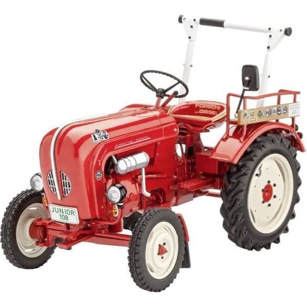 Miniatyrtraktor - REVELL - Porsche Junior 108 - Röd - Farming Simulator Edition 1:24 Bulldog