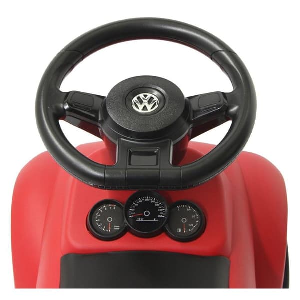 Jamara VW Beetle Push Car med ratthorn och tippskydd - Röd