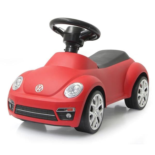 Jamara VW Beetle Push Car med ratthorn och tippskydd - Röd
