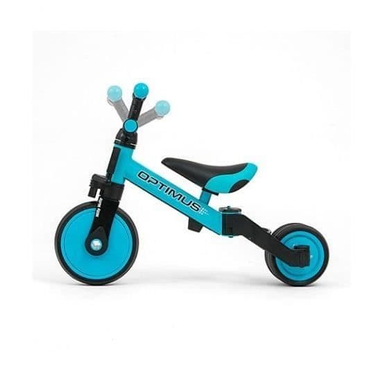 3-Wheel Balance Bike Junior Röd - Milly Mally Optimus - Mixed - 35 kg - 5 år - 24 månader - 2 år
