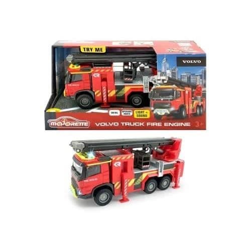 Leksak - SIMBA - Gs Volvo brandbil 19 cm Ljus och ljud - Flerfärgad