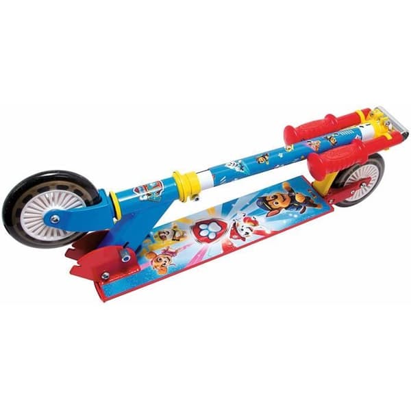 SMOBY - PAT'PATROUILLE Fällbar 2-hjulig skoter - Metallram - Justerbart styre