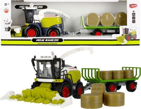 Mega kreativ - 550-8C MC - Min gård Moissonneuse-batteuse med släp 40 cm med ljus och ljud