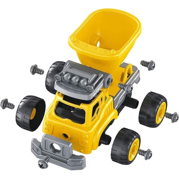 Buki RC Construction Truck - Radiostyrd byggleksak och elektrisk skruvmejsel för barn från 3 år