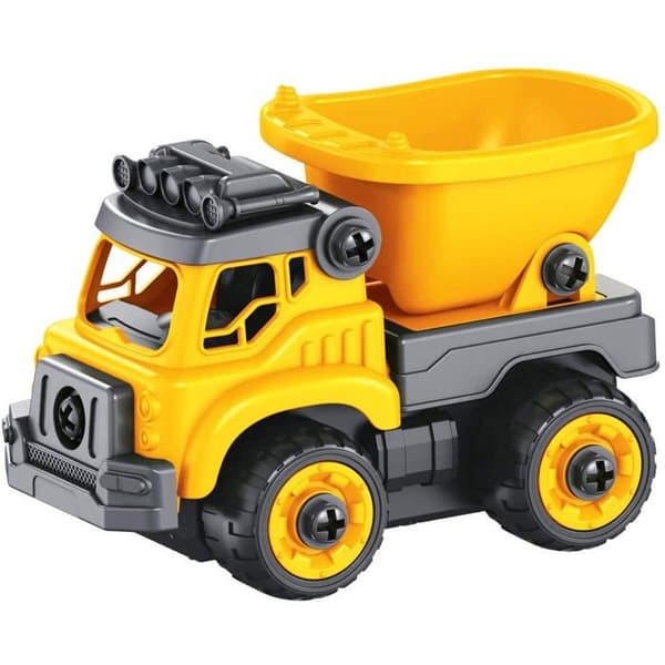 Buki RC Construction Truck - Radiostyrd byggleksak och elektrisk skruvmejsel för barn från 3 år
