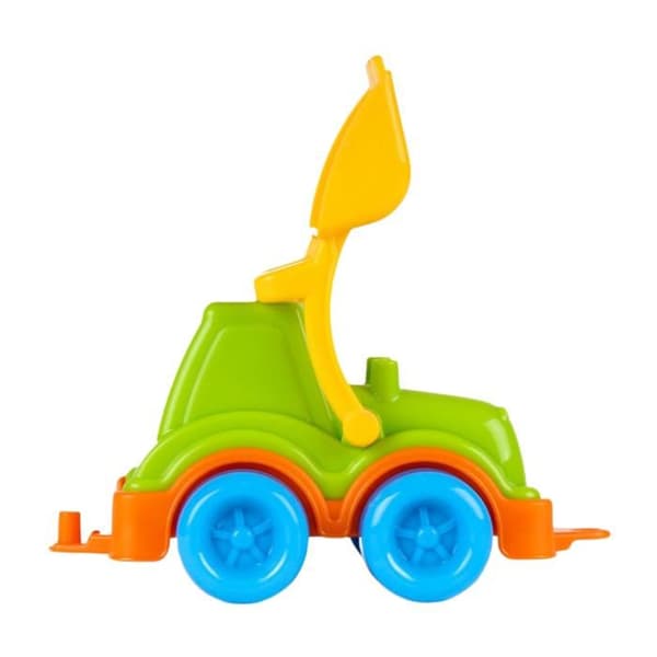 Mini traktor - 5200 - Gul - Funktionell skopa - Klara färger - För barn från 3 år