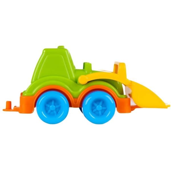 Mini traktor - 5200 - Gul - Funktionell skopa - Klara färger - För barn från 3 år