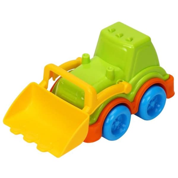 Mini traktor - 5200 - Gul - Funktionell skopa - Klara färger - För barn från 3 år